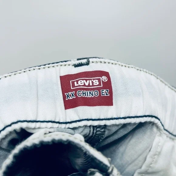 Levi’s XX Chino Shorts Men's LEZ Taper Black & White Stretch Casual Sz M New - Picture 7 of 12